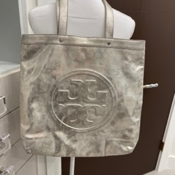 Gold-washed Tory Burch Tote - Picture 1 of 4